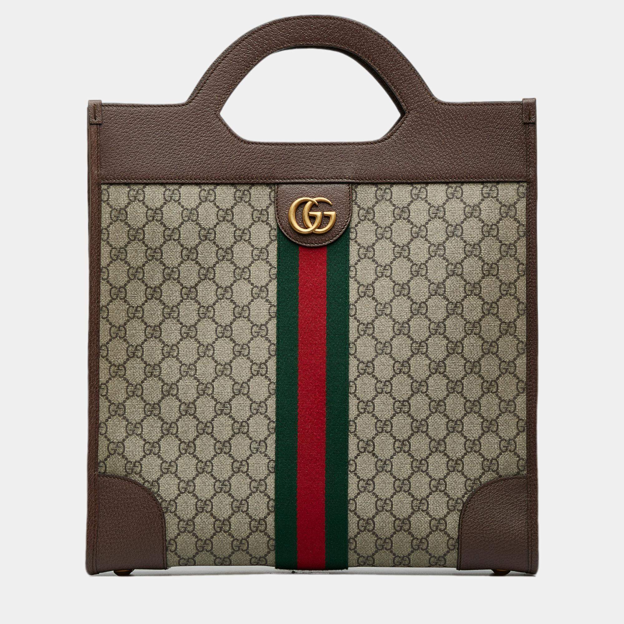 Gucci large best sale gg supreme tote