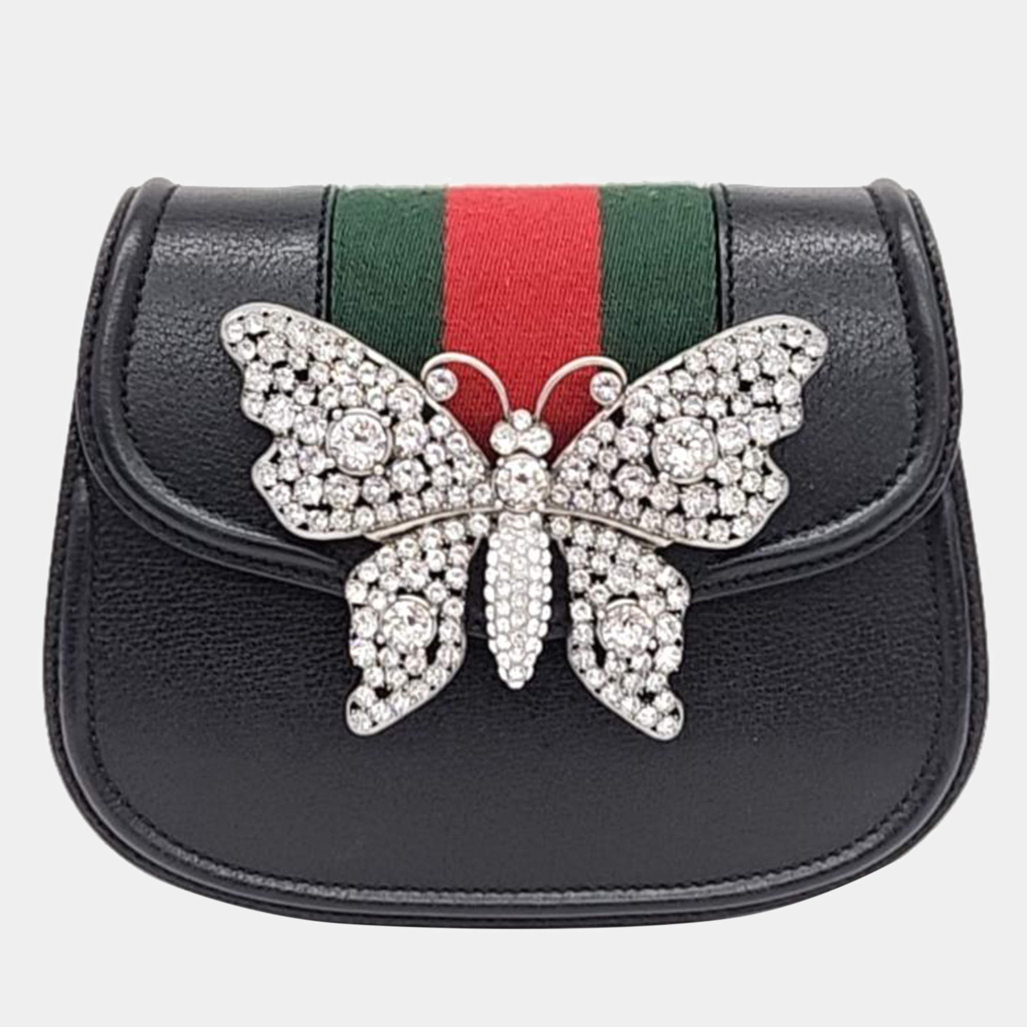 Pre Owned Gucci Three Color Shoulder Bag (505387)