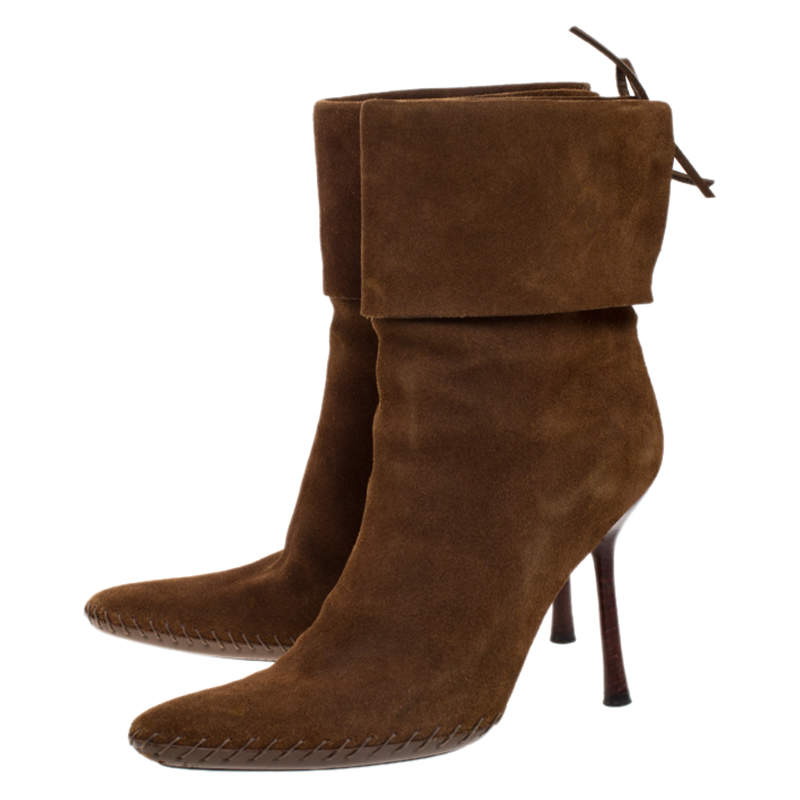 camel pointed toe booties