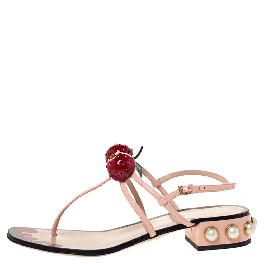 Gucci 2025 cherry sandals