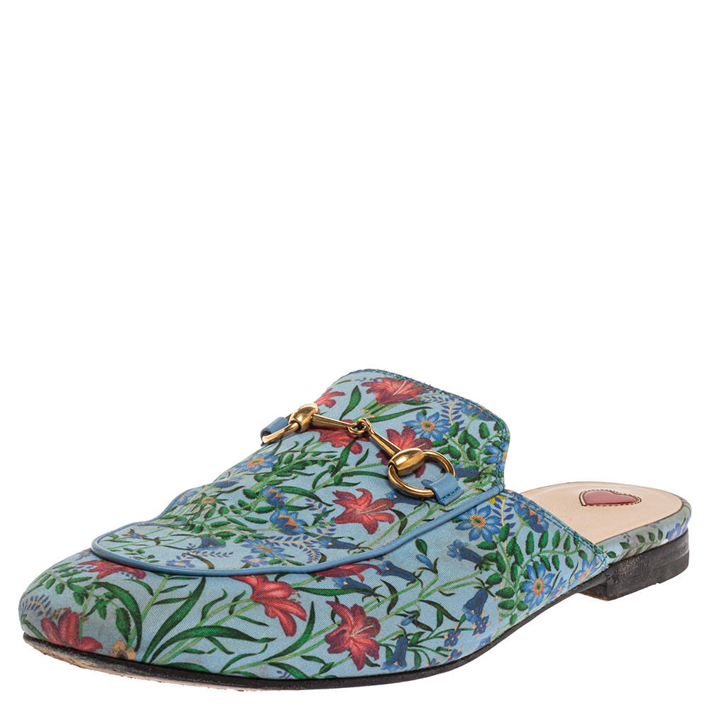 gucci flora mules