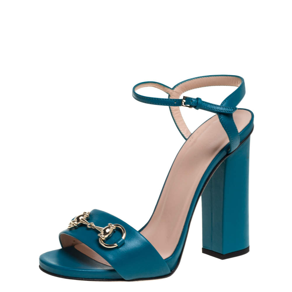 gucci horsebit ankle strap sandals