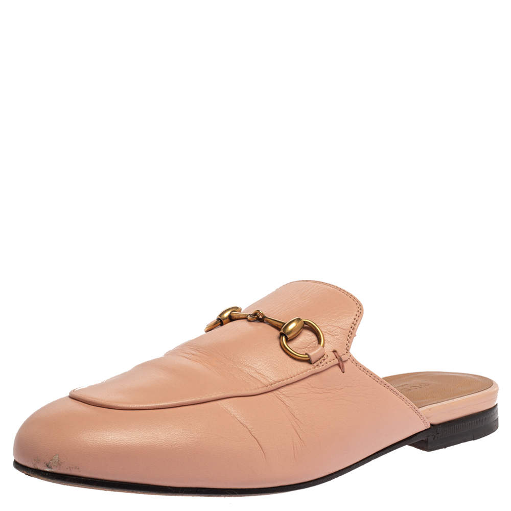 gucci neon pink princetown