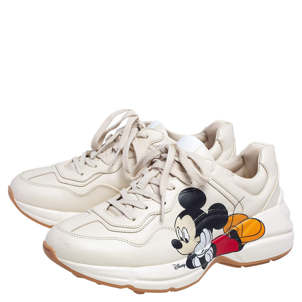 New Gucci Ace x Disney Mickey Mouse Sneaker Shoes Men's Size 12 | eBay