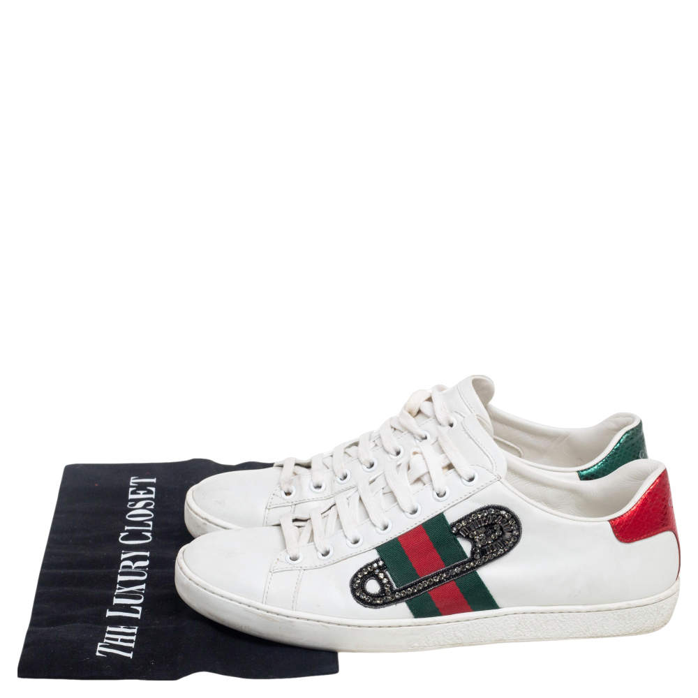 Gucci safety best sale pin sneakers