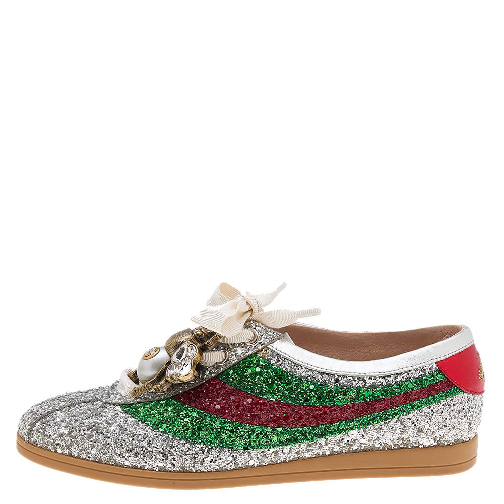 Gucci glitter sales sneakers womens