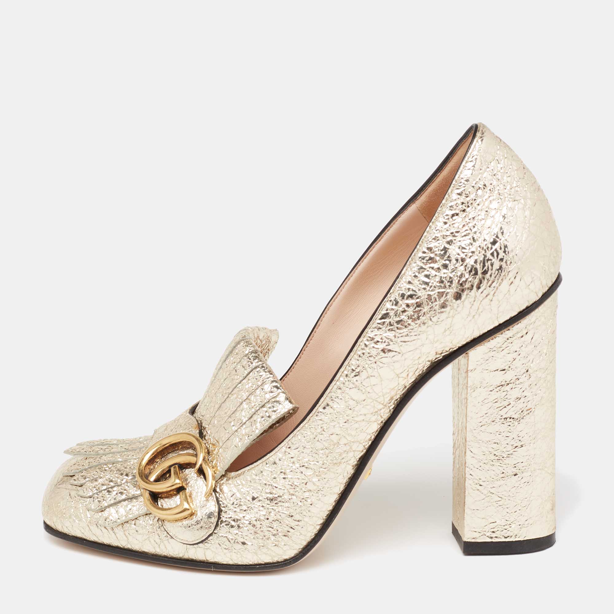 パンプス Gg Supreme Low Heel Pumps Gucci-Gg Supreme Low Heel Pumps - Runway Catalog