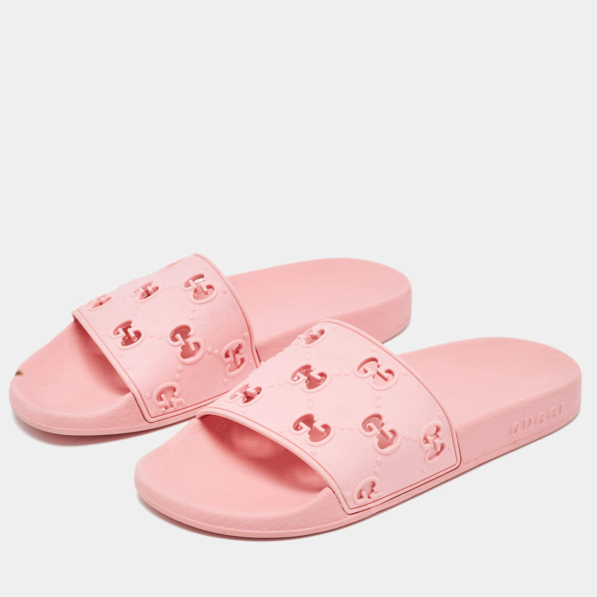 Gucci GG Rubber Clogs in Pink