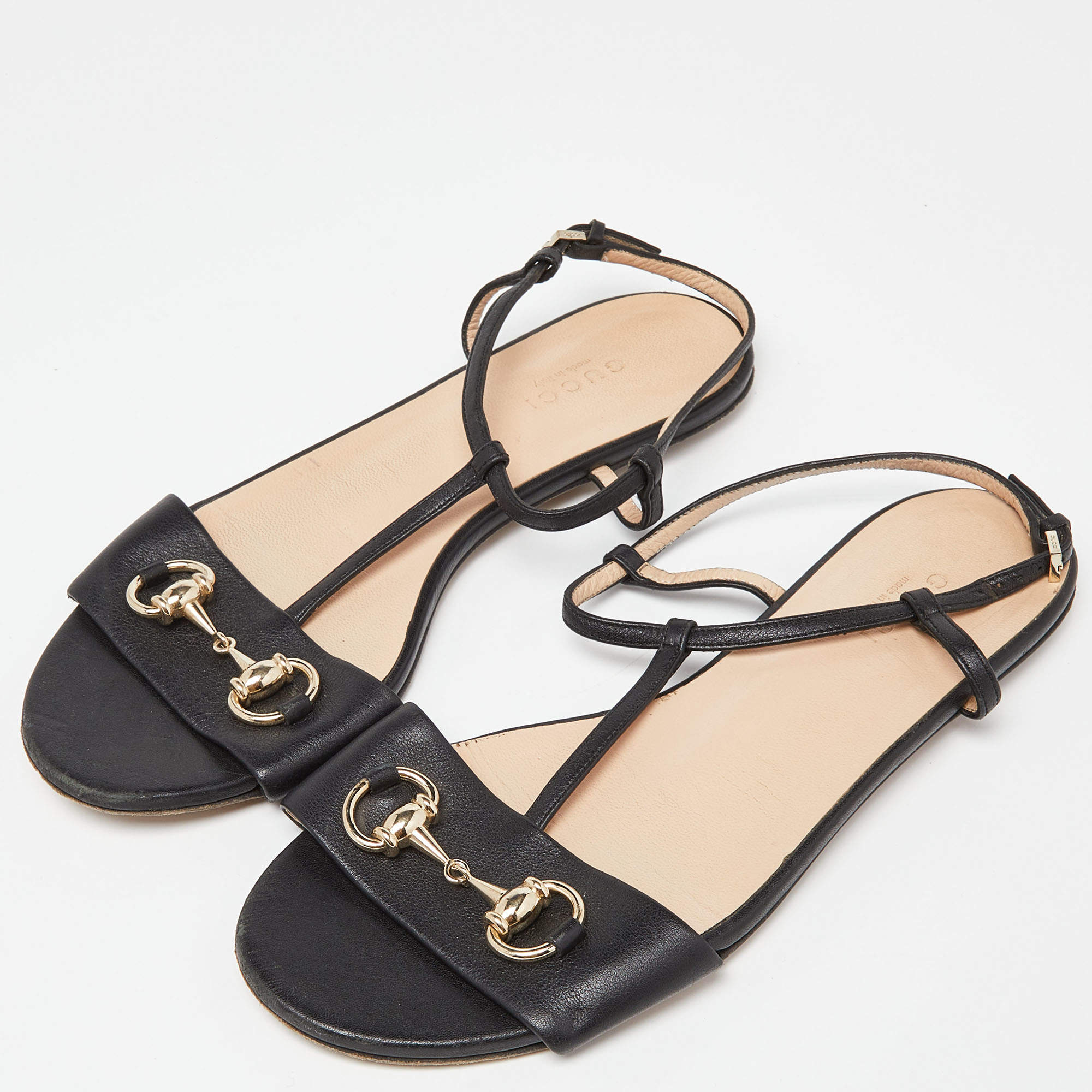 Gucci horsebit flat on sale sandals