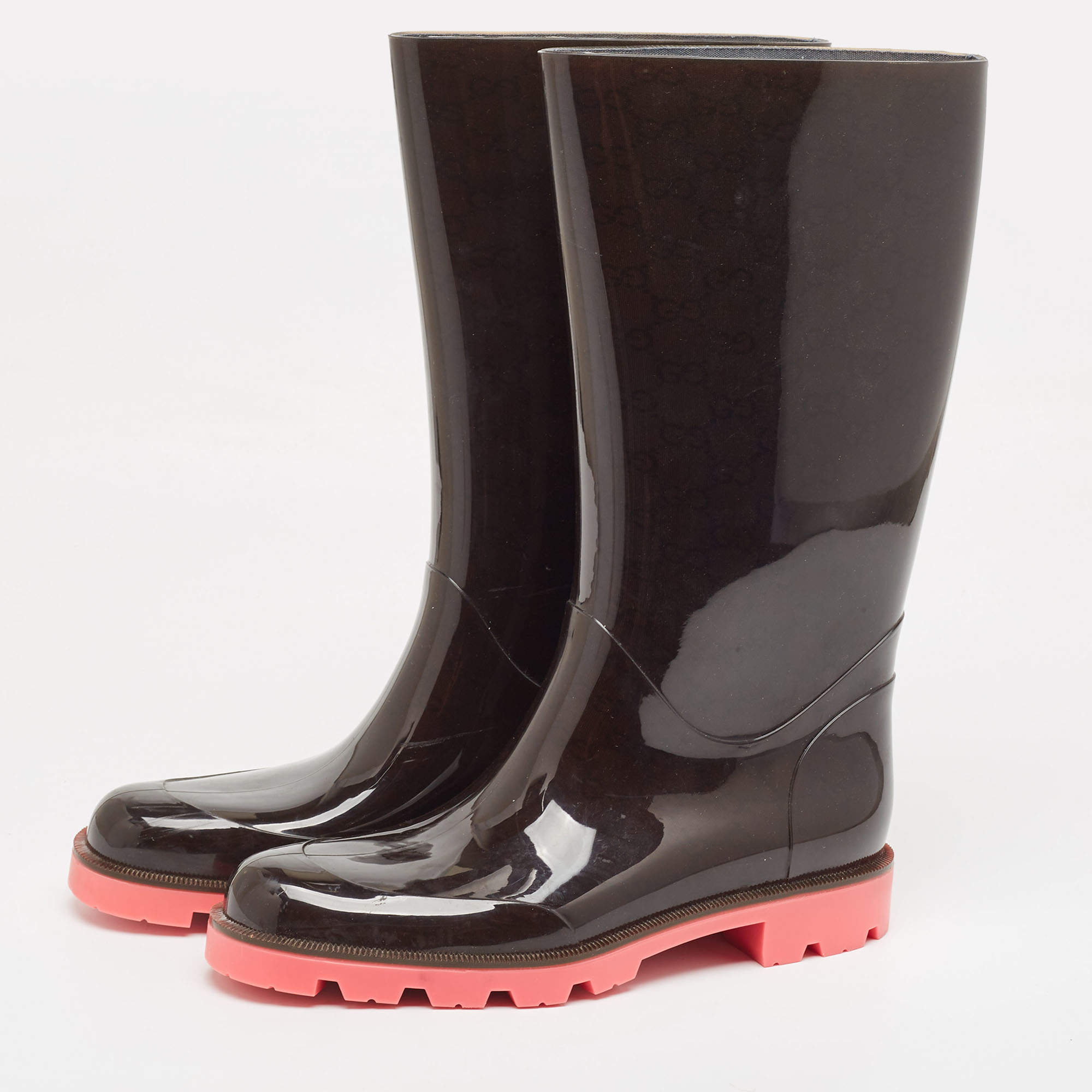 Gucci rubber boots best sale