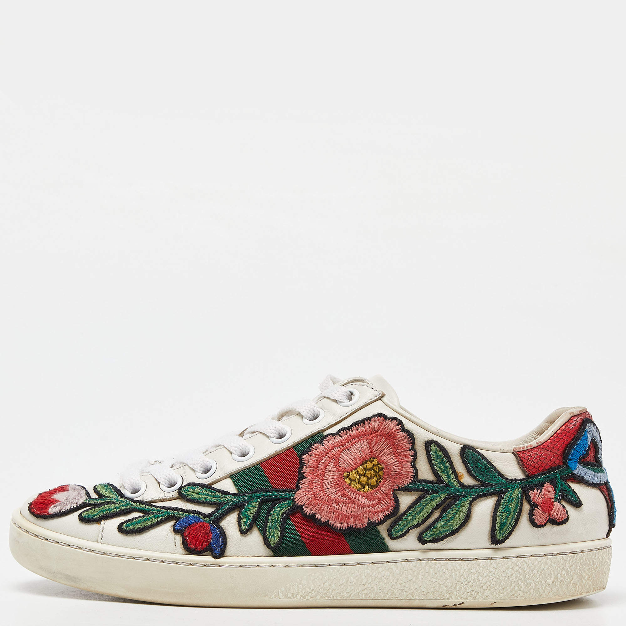 Gucci floral shoes on sale