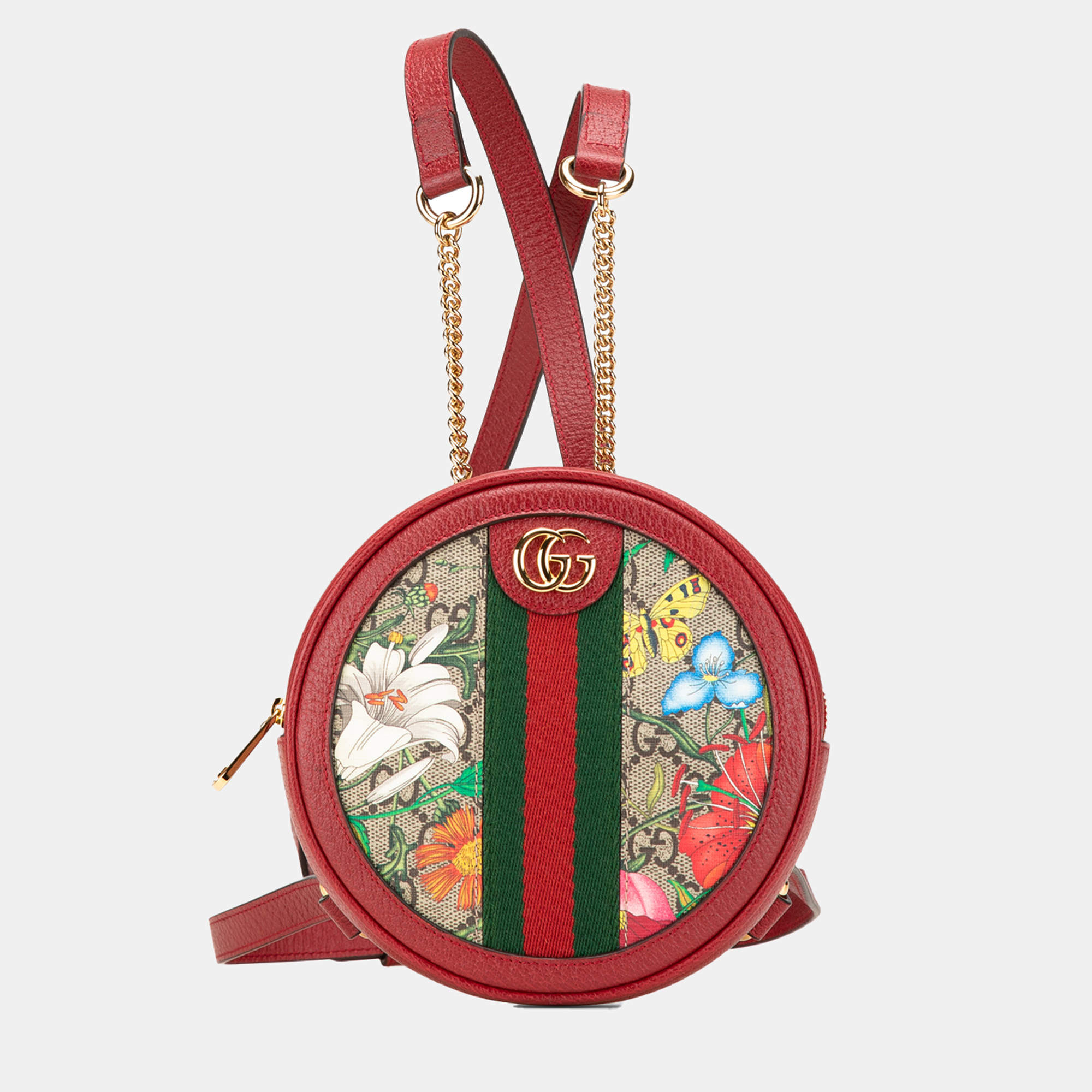 Mini GG Supreme Flora Round Ophidia Backpack