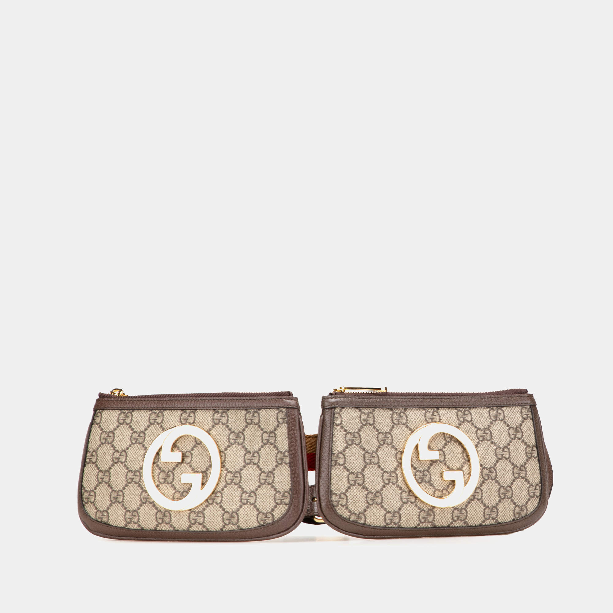 Gucci Beige/Brown Mini GG Supreme Blondie Belt Bag