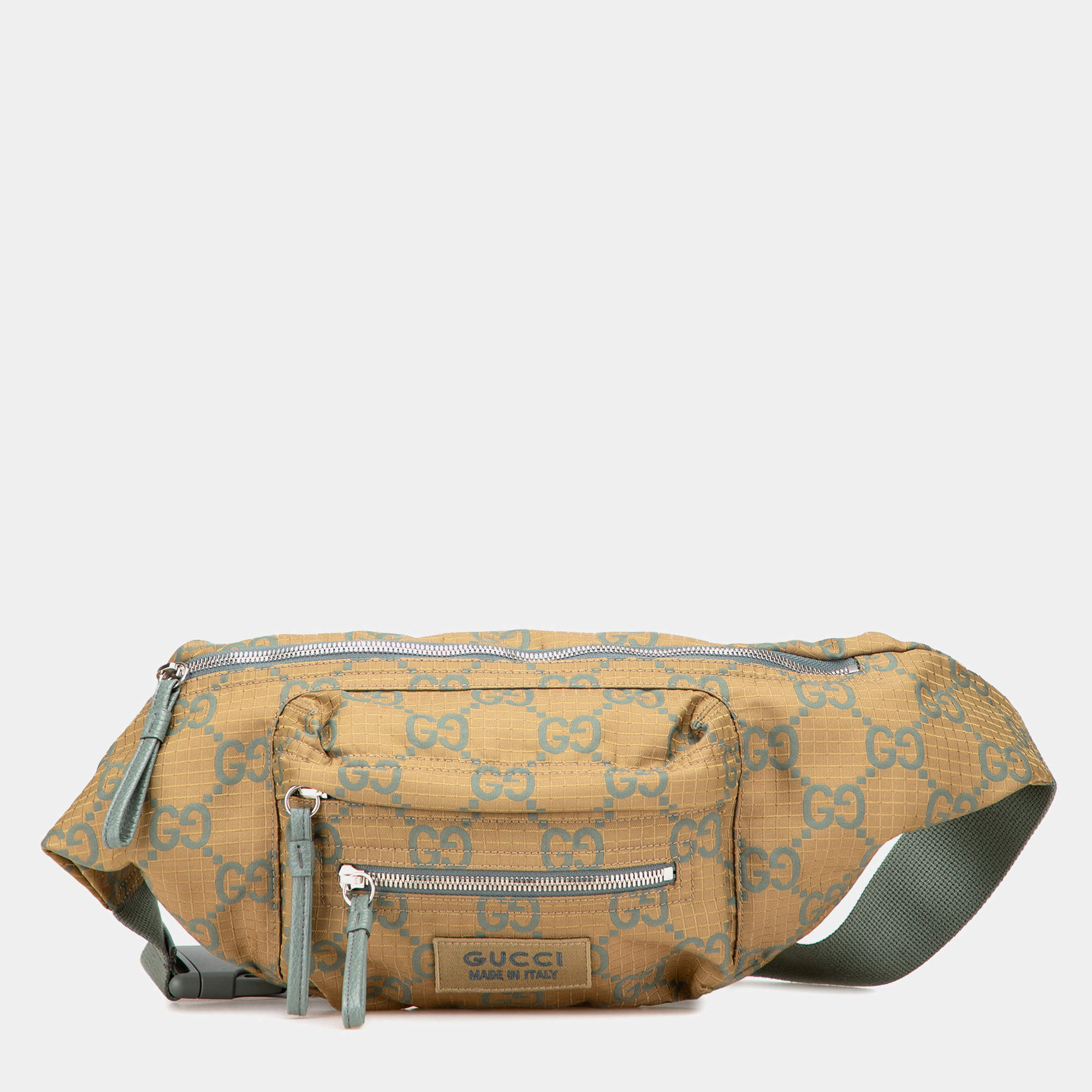 Pre Owned GG Ripstop Nylon Belt Bag