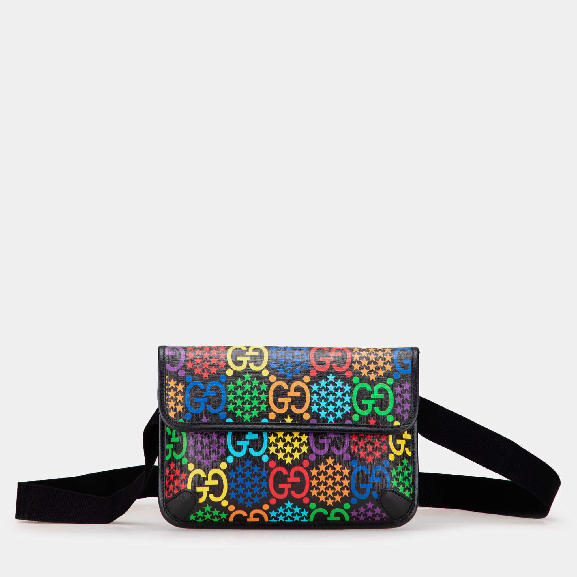 Pre Owned Gucci GG Supreme Psychedelic Belt Bag