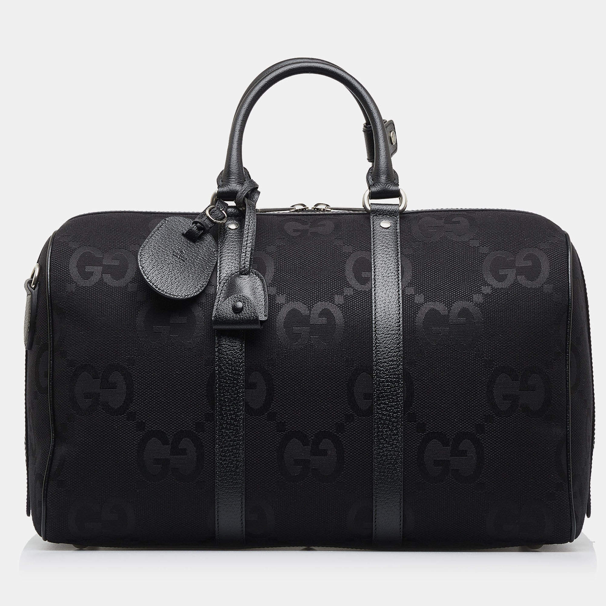 Pre Owned Gucci Small Jumbo GG Canvas Duffle Bag