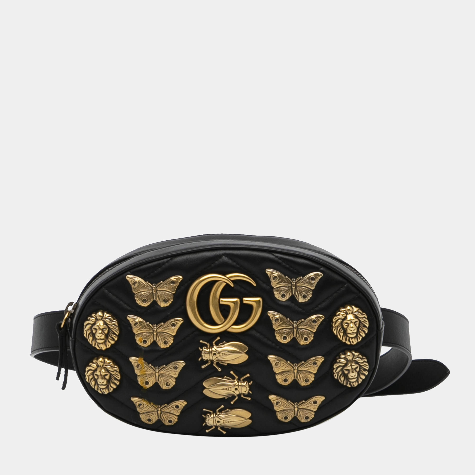 Gucci GG Marmont Animalier Shoulder Bag