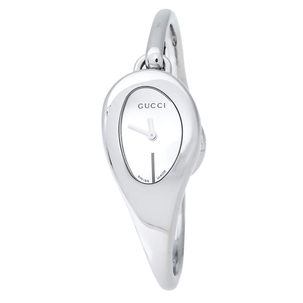 Gucci Silver Stainless Steel 103 Series Women's Wristwatch 22 mm Gucci