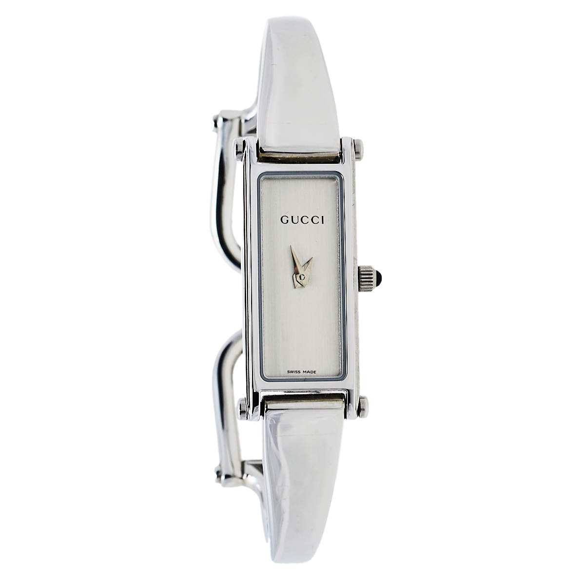Gucci Silver Stainless Steel 1500L Quartz Women's Wristwatch 12 mm