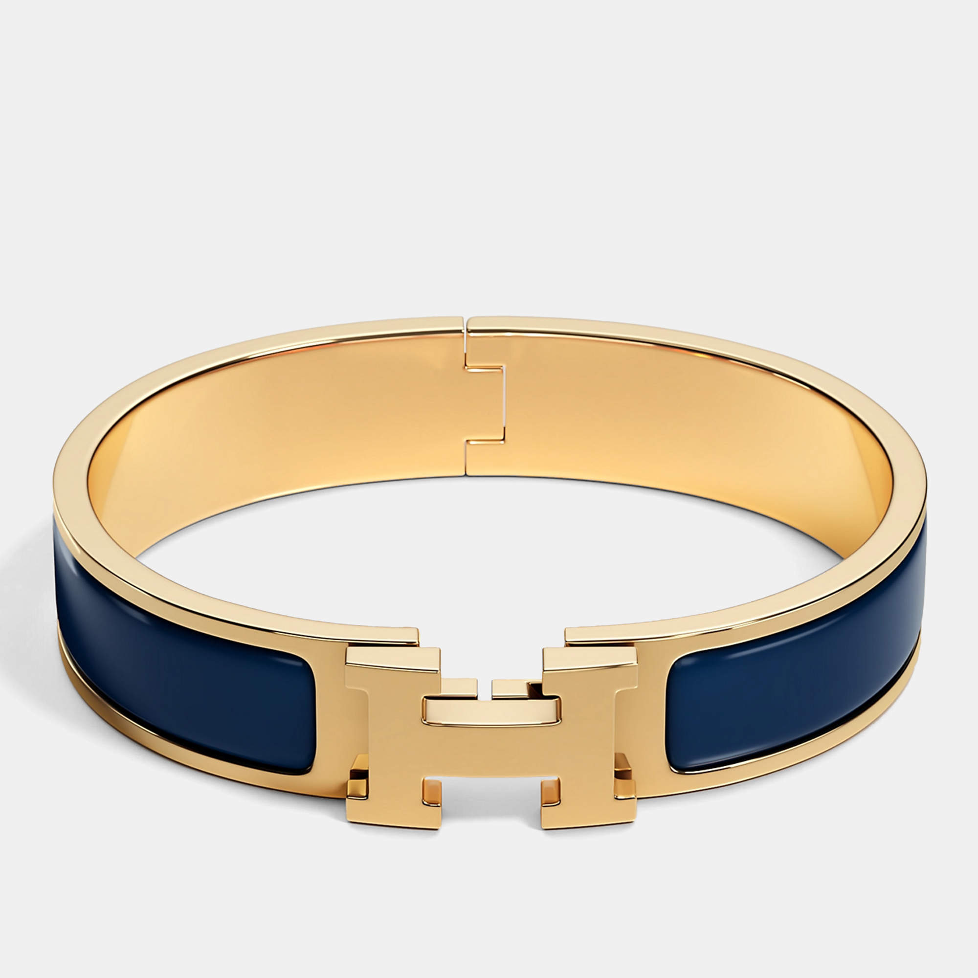 Hermes Ultramarine Clic H Bracelet 