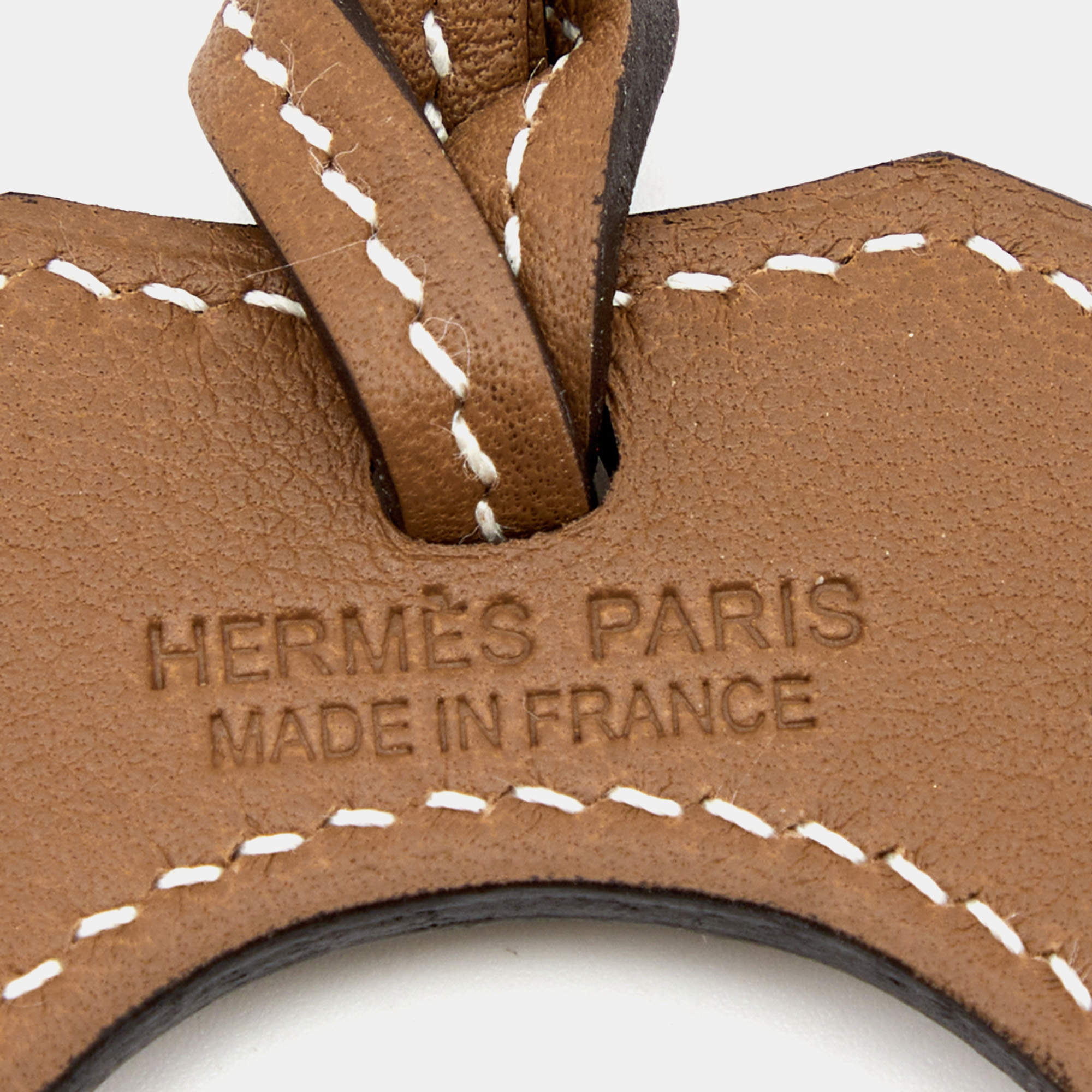 Hermès Hermes Etoupe Kelly bag charm Beige Leather ref.281239