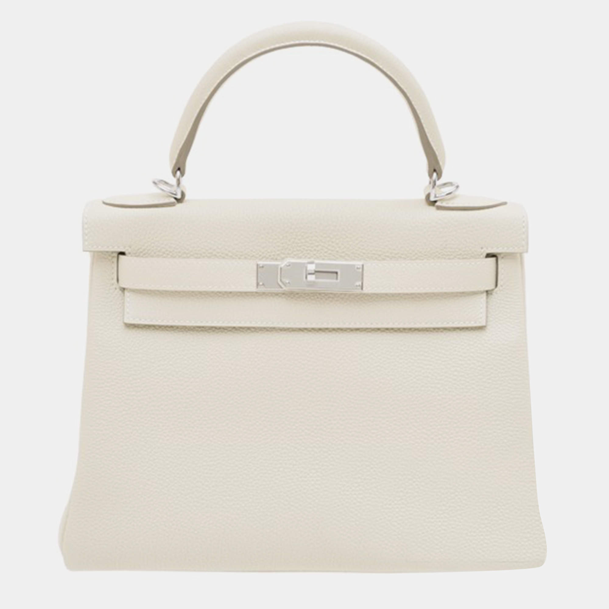 Hermes Craie Togo Leather Kelly 28 Bag