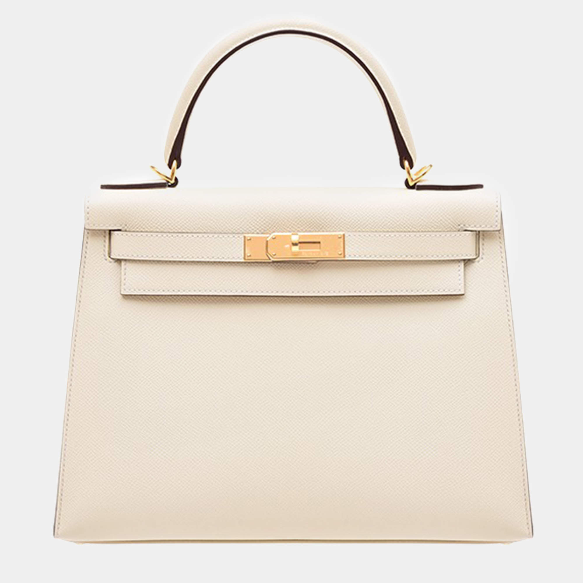 Pre Owned Hermes Nata Epsom Leather Kelly 28 Bag