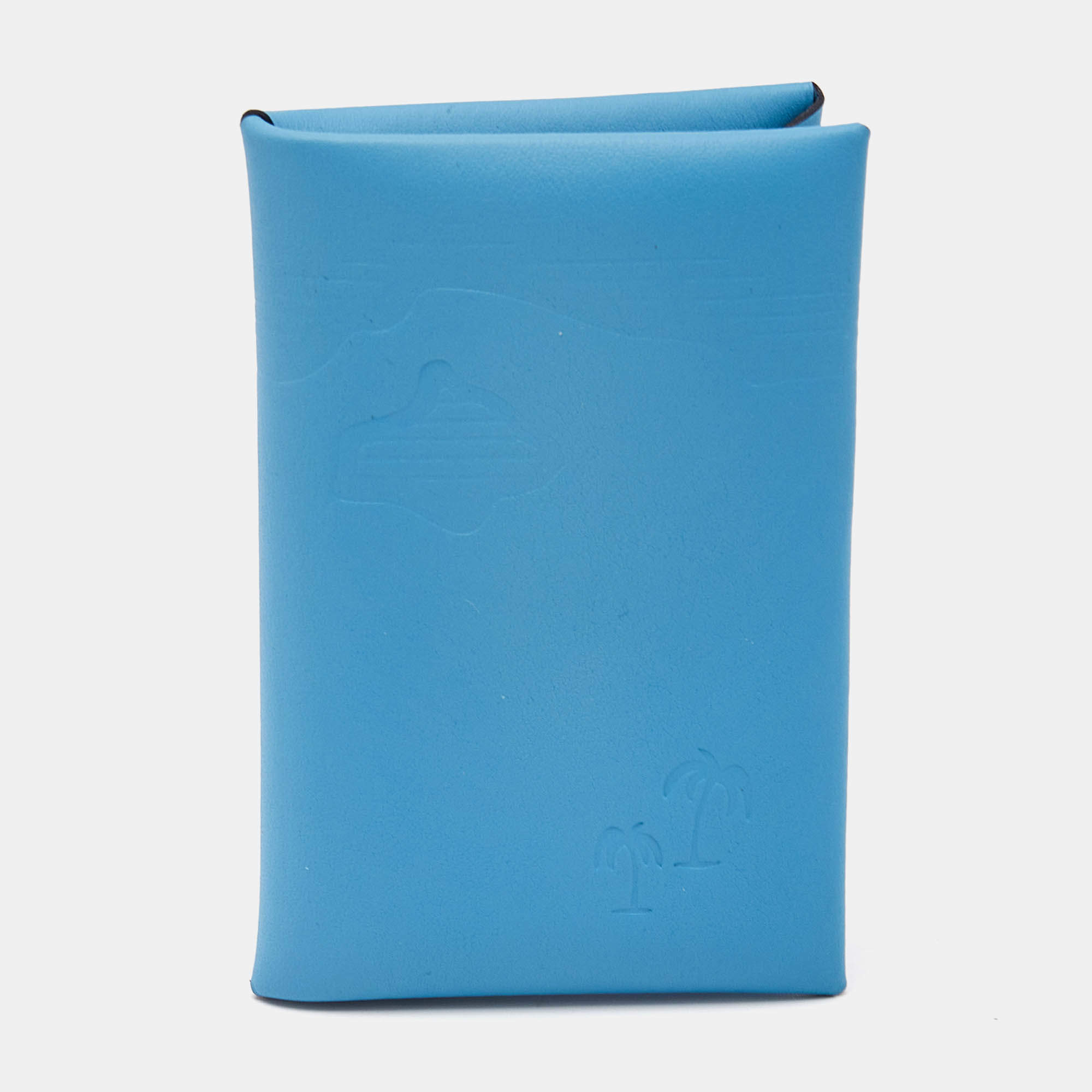 Hermès Celeste Swift Leather Calvi Tattoo Card Holder