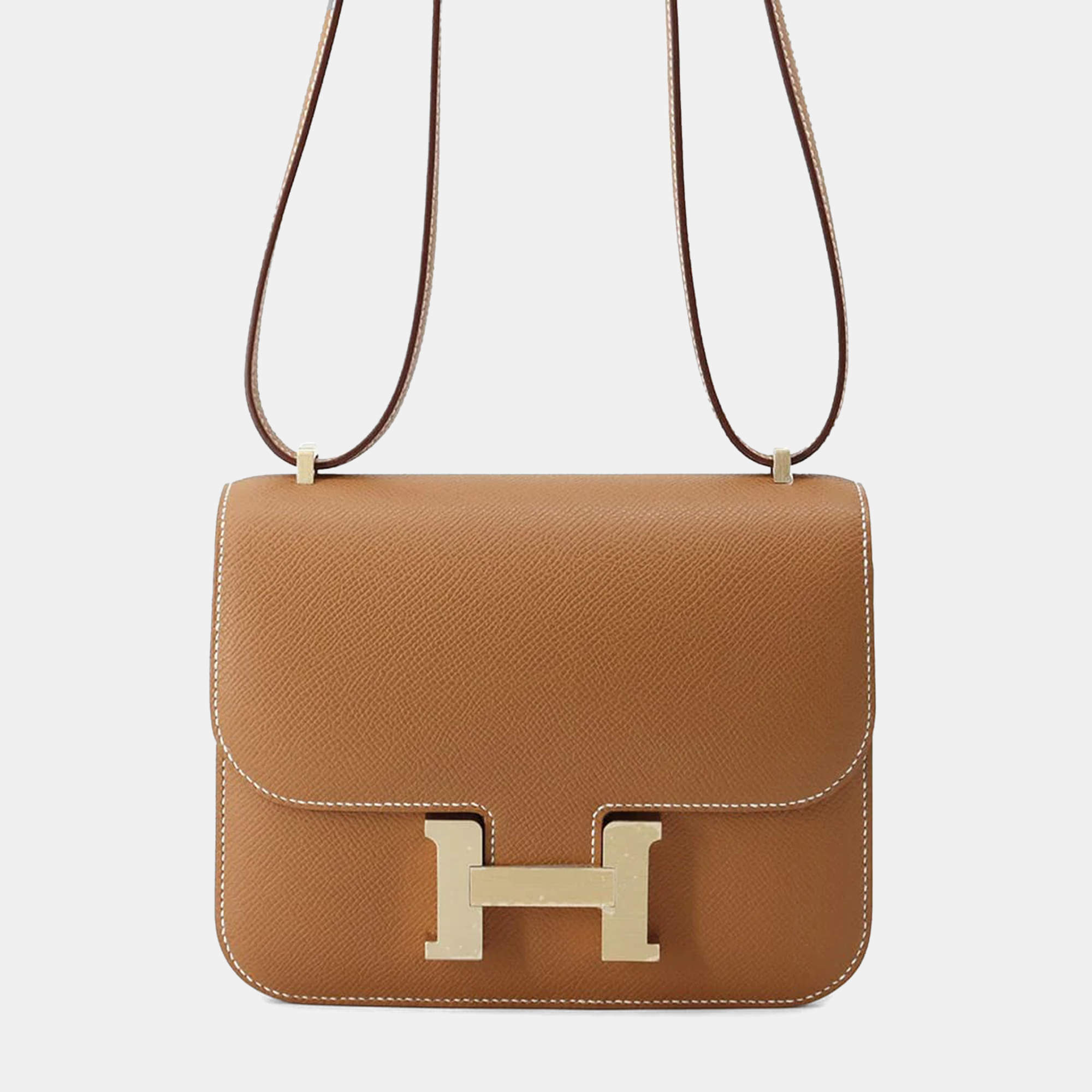 Hermes Mini Constance3 Miroir Gold Epsom 