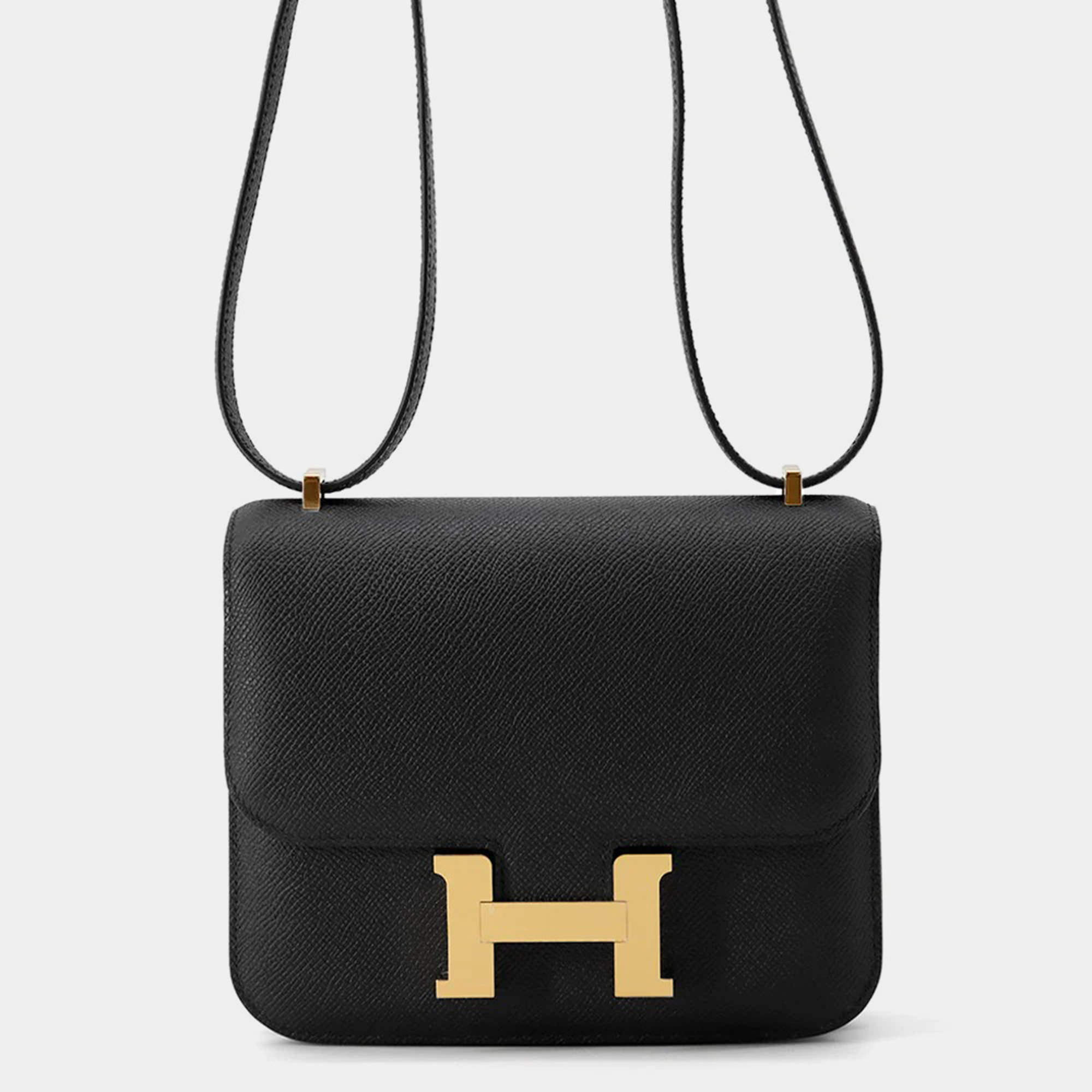 Hermes Constance3 Miroir Black Epsom Size Mini
