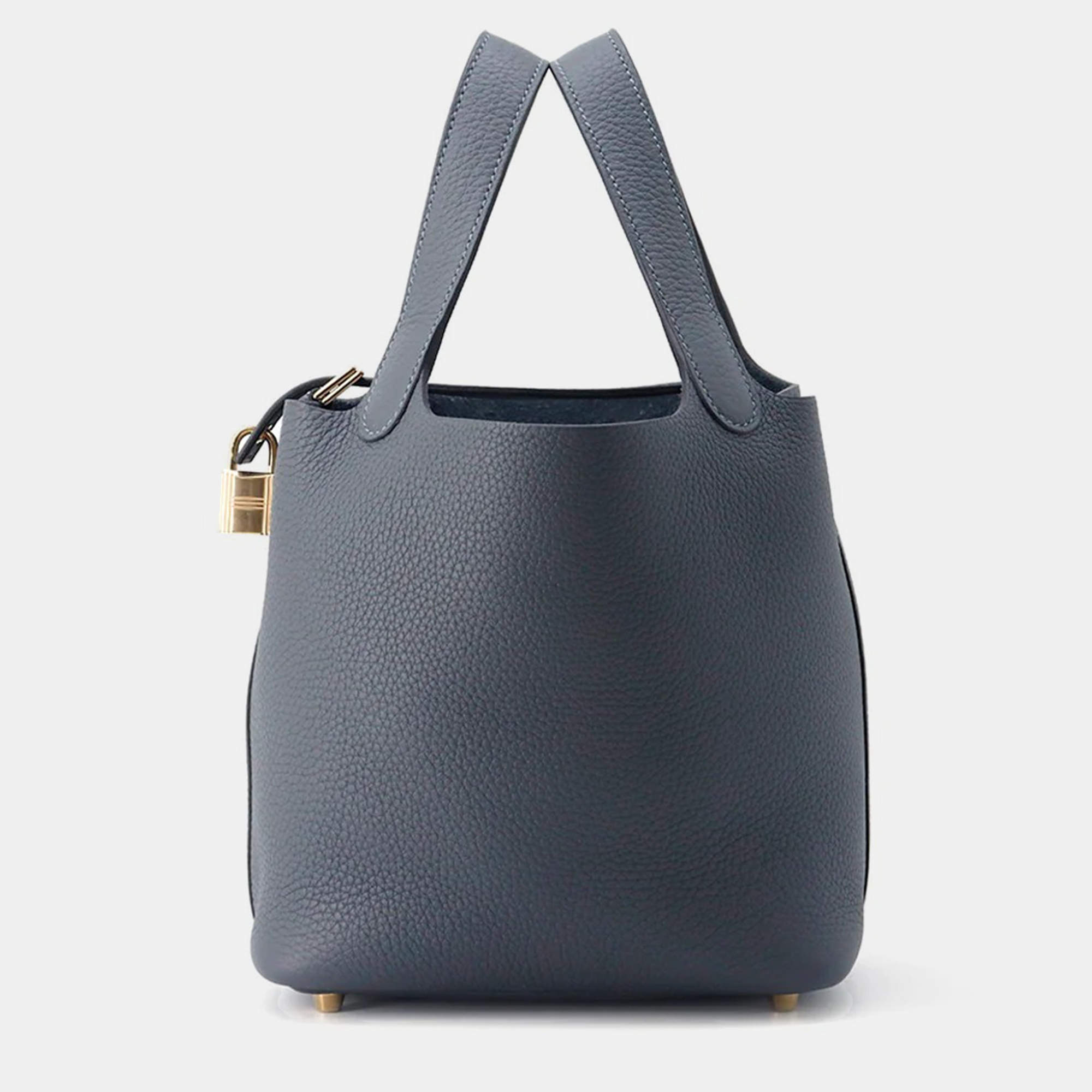 Hermes Picotin Lock Grimist Taurillon Clemence Size 18