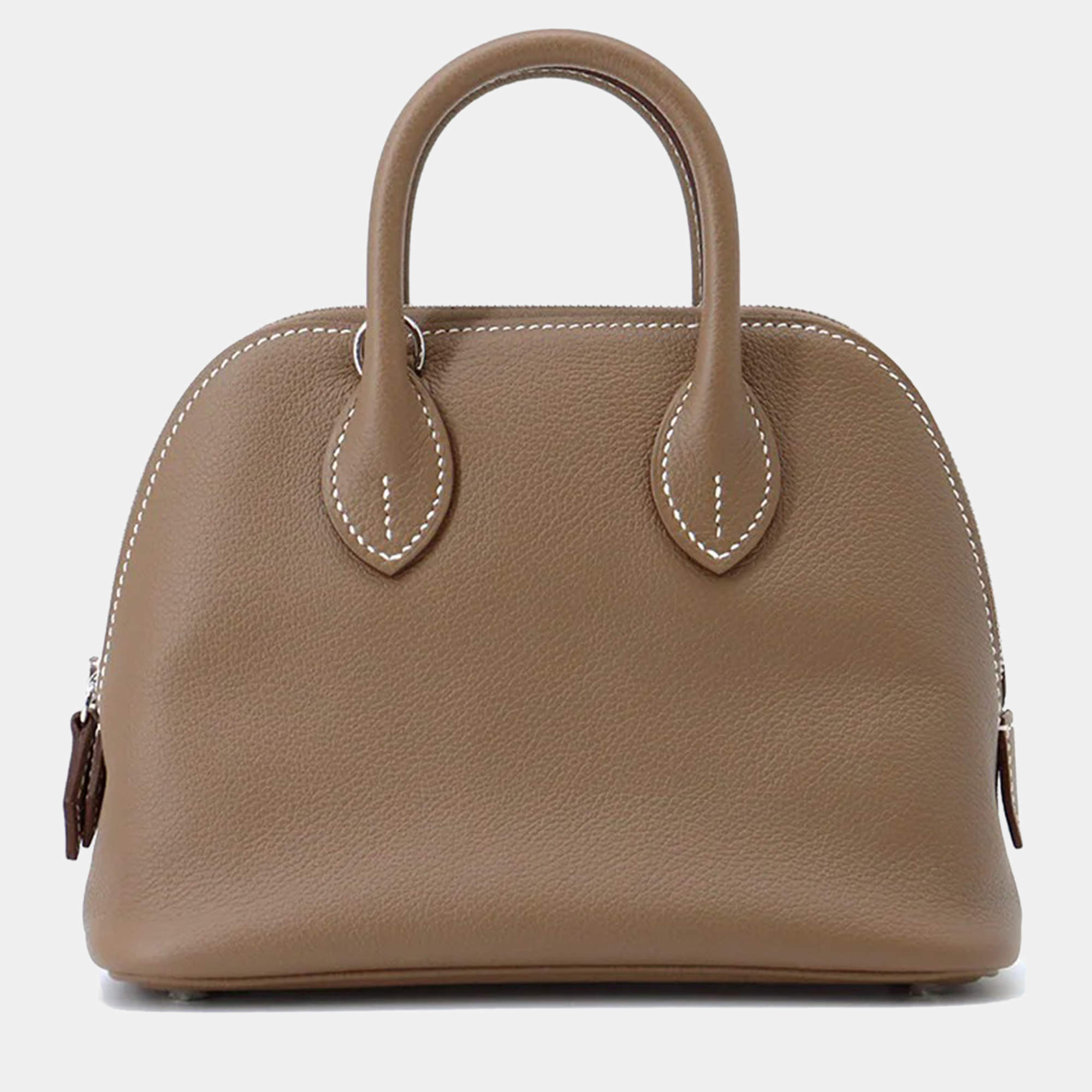 Pre Owned Hermes Bolide 1923 Etoupe Evercolor Size Mini