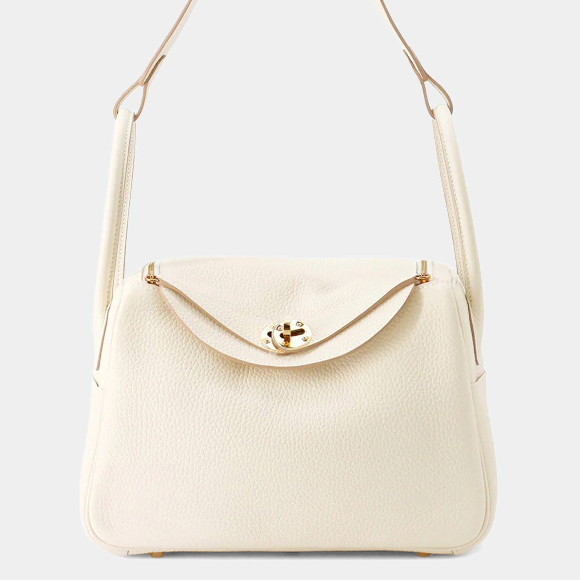 Pre Owned Hermes Lindy Craie Taurillon Clemence Size 26