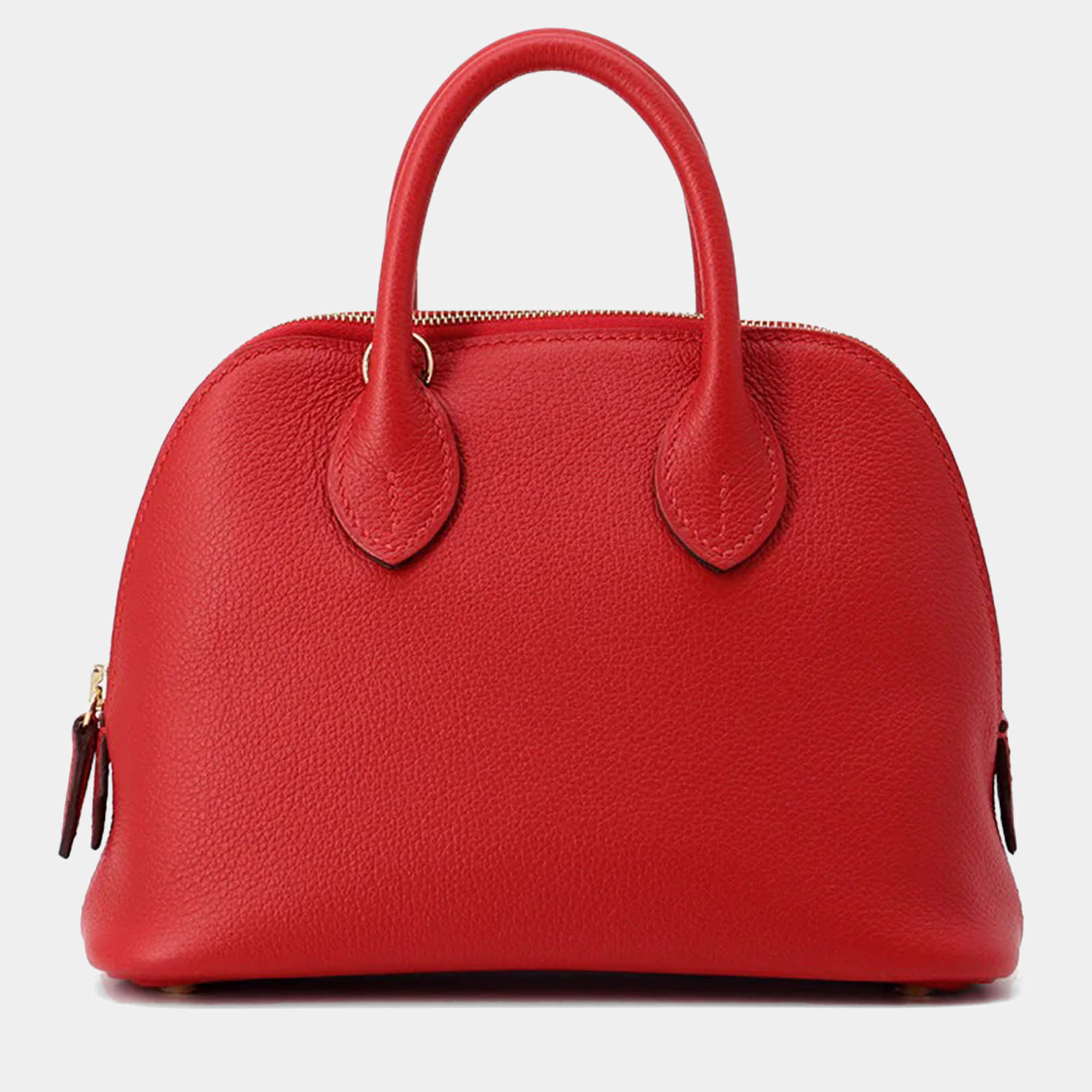 Pre Owned Hermes Bolide1923 Rouge Ladue Evercolor Mini