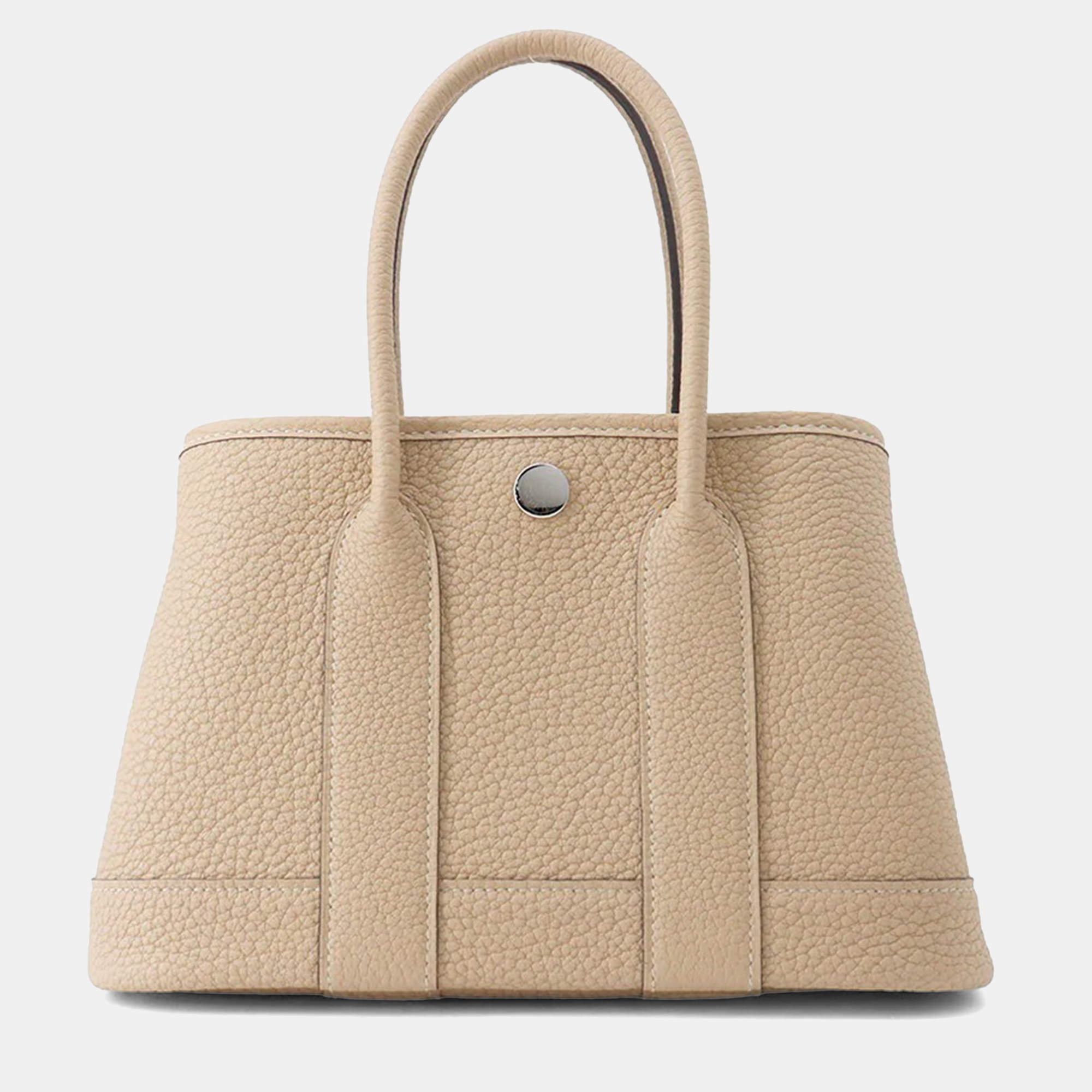 Pre Owned Hermes Neo Garden  Size 23 Trench Negonda Leather Bag