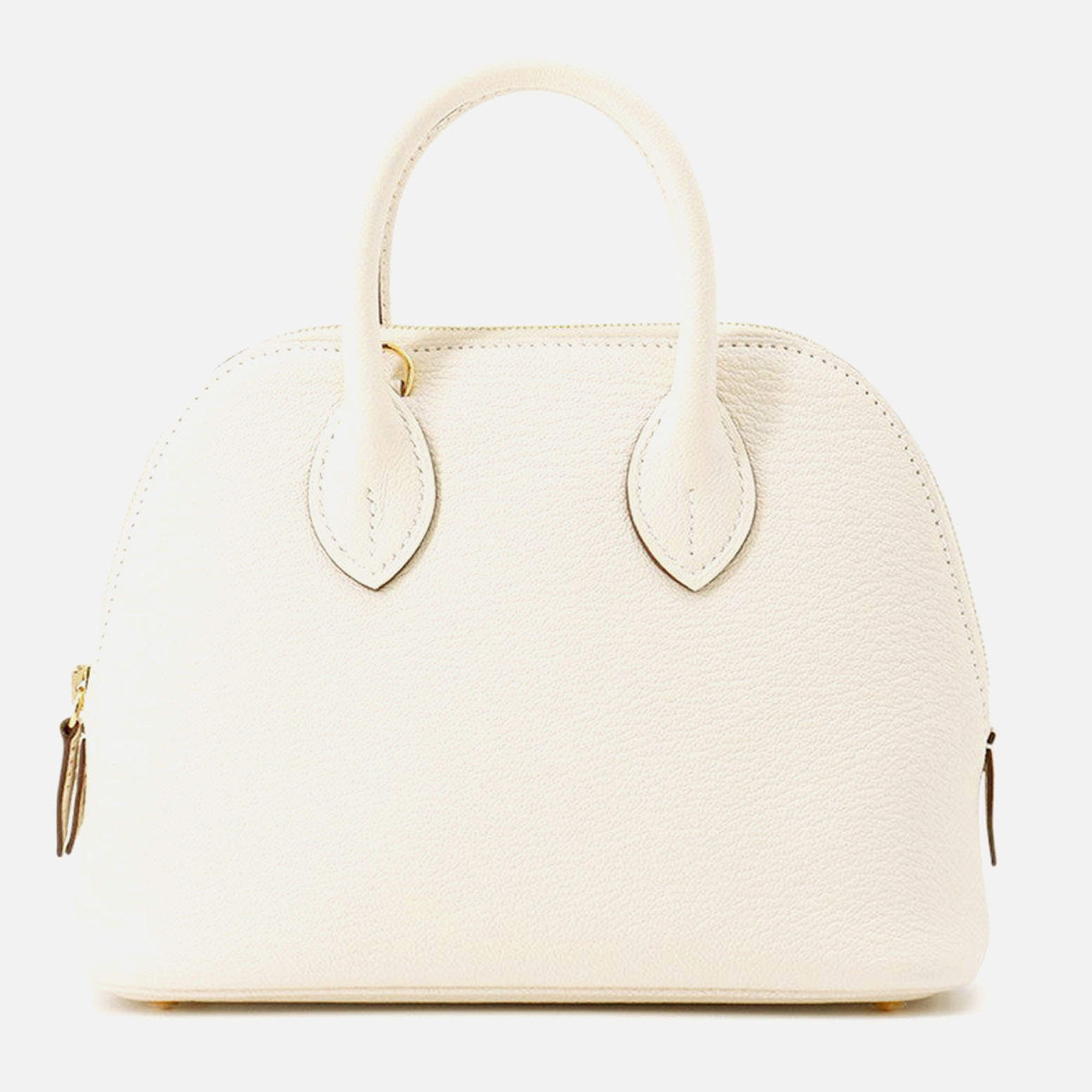 Pre Owned Hermes Bolide1923 Nata Chevre Myzore Goatskin Size Mini