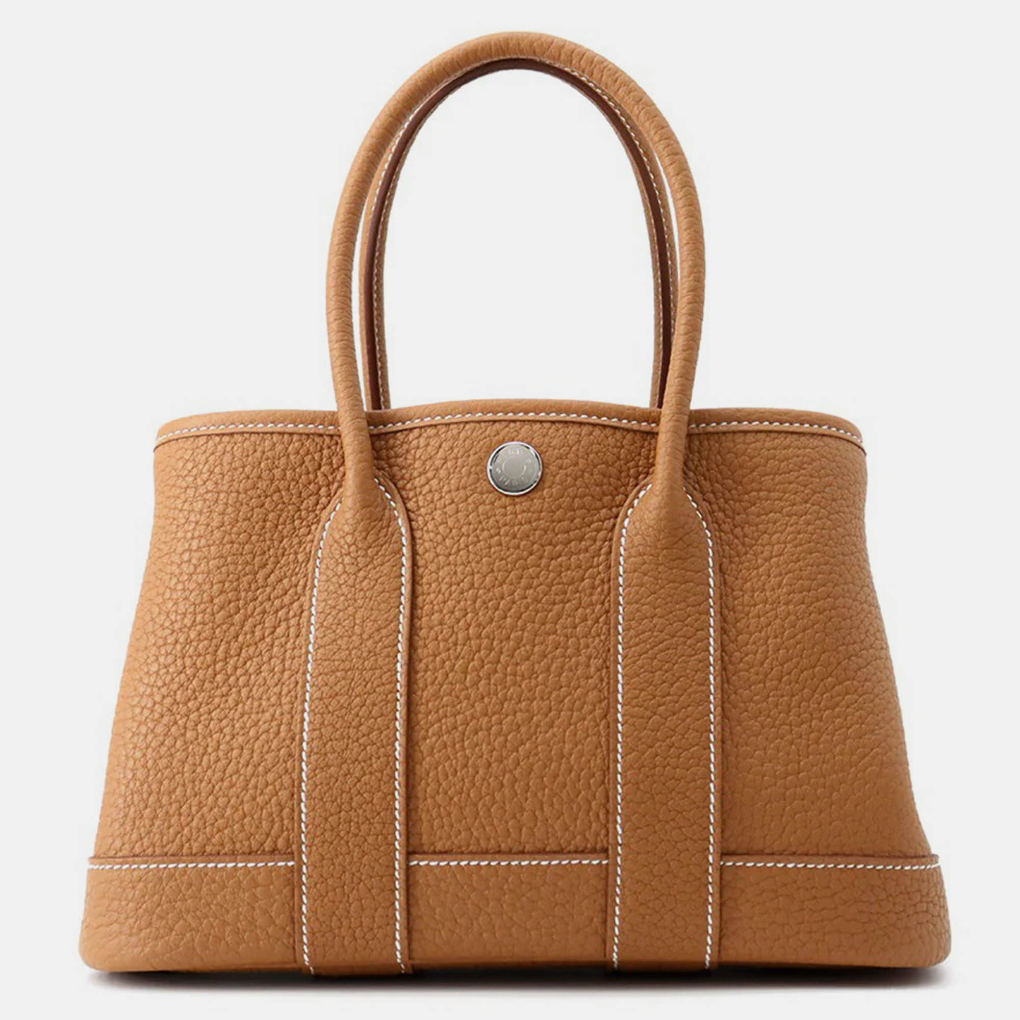 مملوكة مسبقًا حقيبة هيرمس نيو جاردن نيجوندا ذهبية 23 جلد