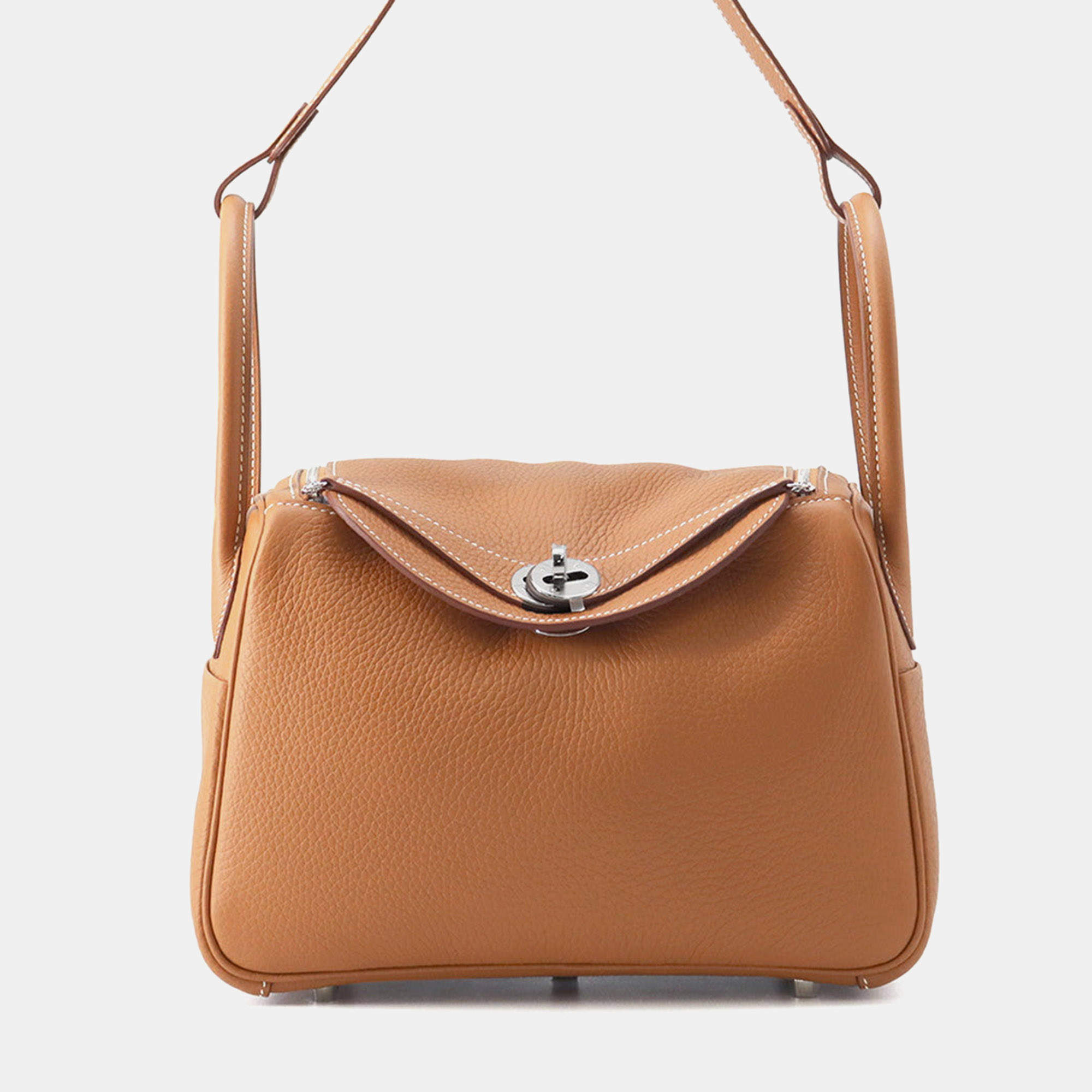 مملوكة مسبقًا Hermes Lindy Gold Taurillon Clemence Size 26