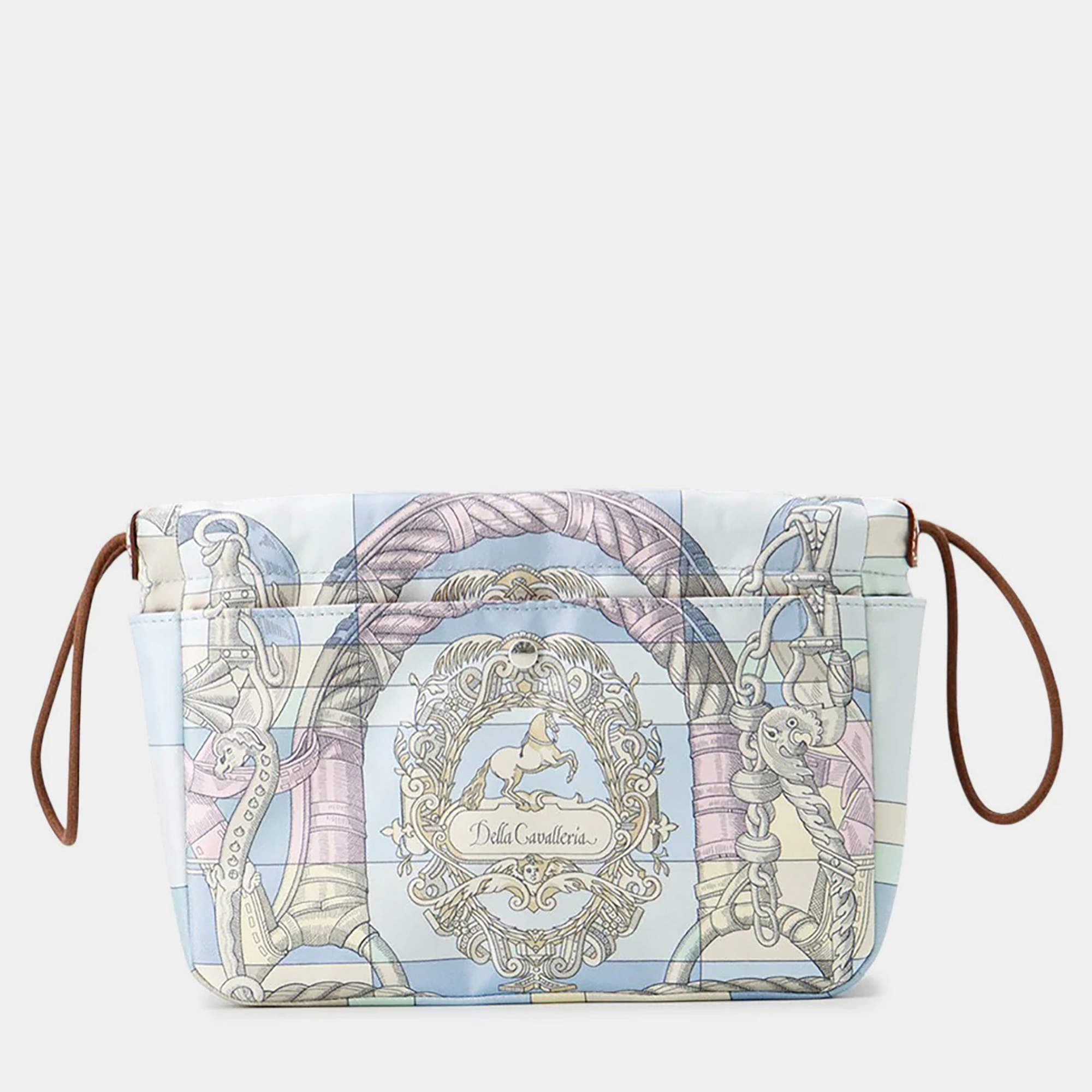 Pre Owned Hermes Fourbi Della Cavalleria Multicolor Silk100% Size 20