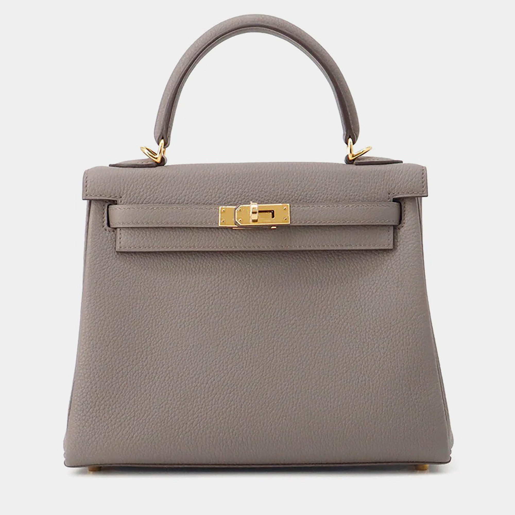 مملوكة مسبقًا حقيبة هيرمس كيلي ريتورن جلد توغو إتين حجم 25