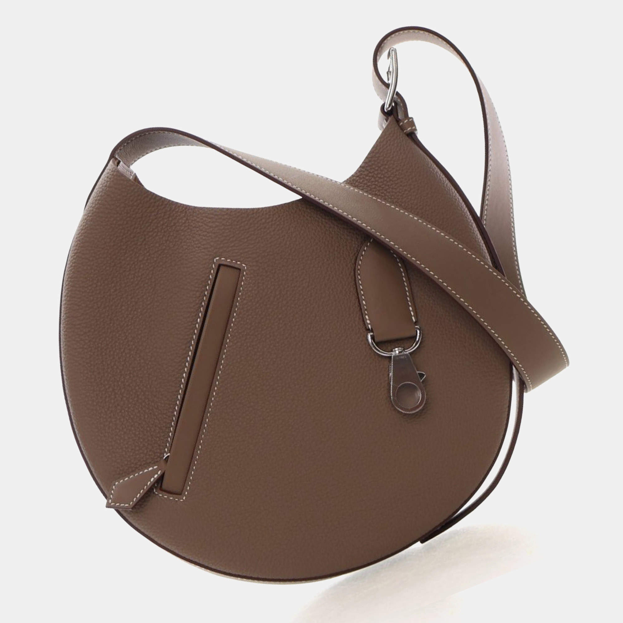 Pre Owned Hermes Etoupe Togo Arcon Slim