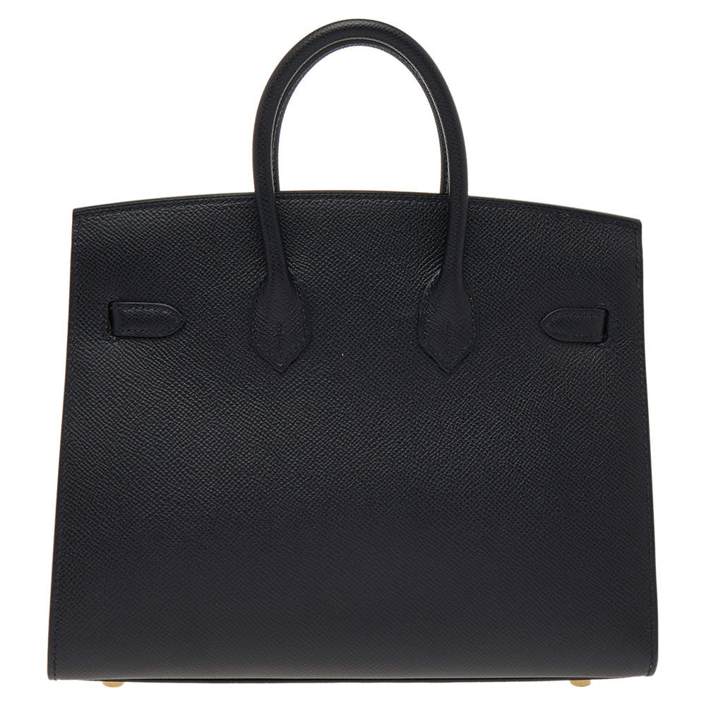 birkin 25 black epsom