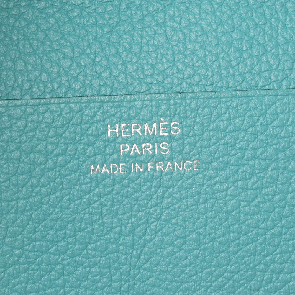 Hermes Bleu Atoll Evercolor Provence Card Holder Hermes