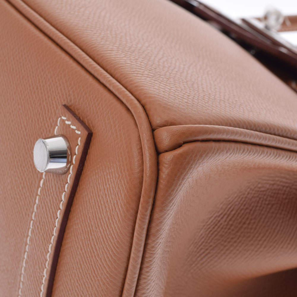 Birkin 50 leather handbag Hermès Brown in Leather - 33287380