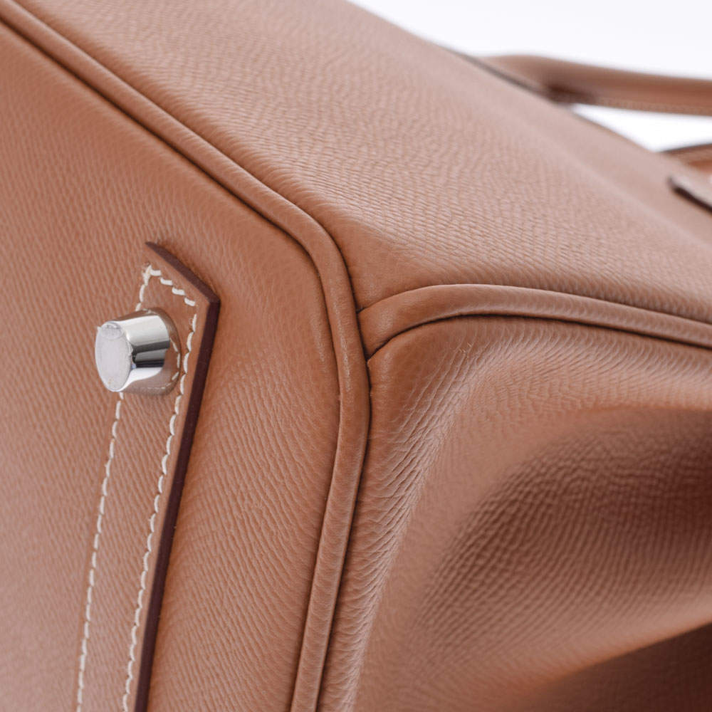 Hermes Birkin 50cm Brown Clemence Palladium Hardware Tote Handbag DOLSORXDE 144020004797