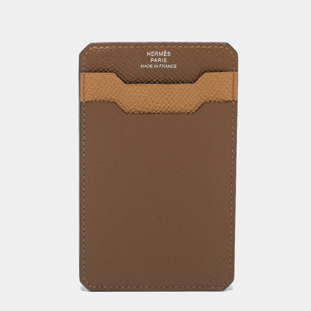 Hermes Alezan/Biscuit Epsom Leather City 3CC Card Holder Hermes | The ...