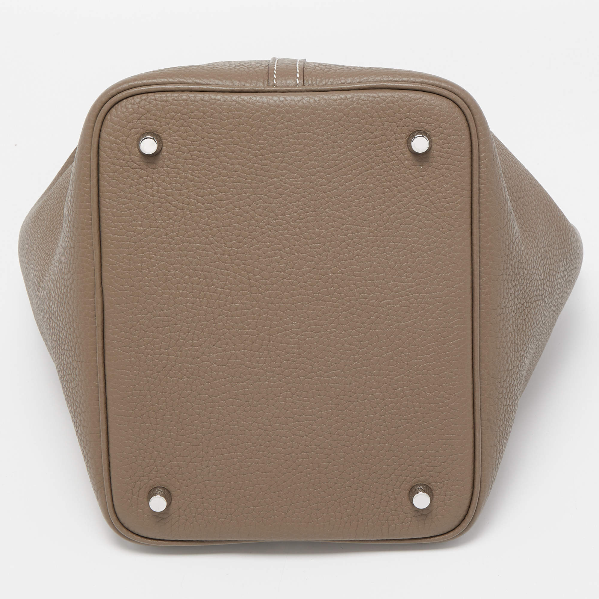 Replica Hermes Picotin Lock 22 Bag In Vert Amande Clemence Leather