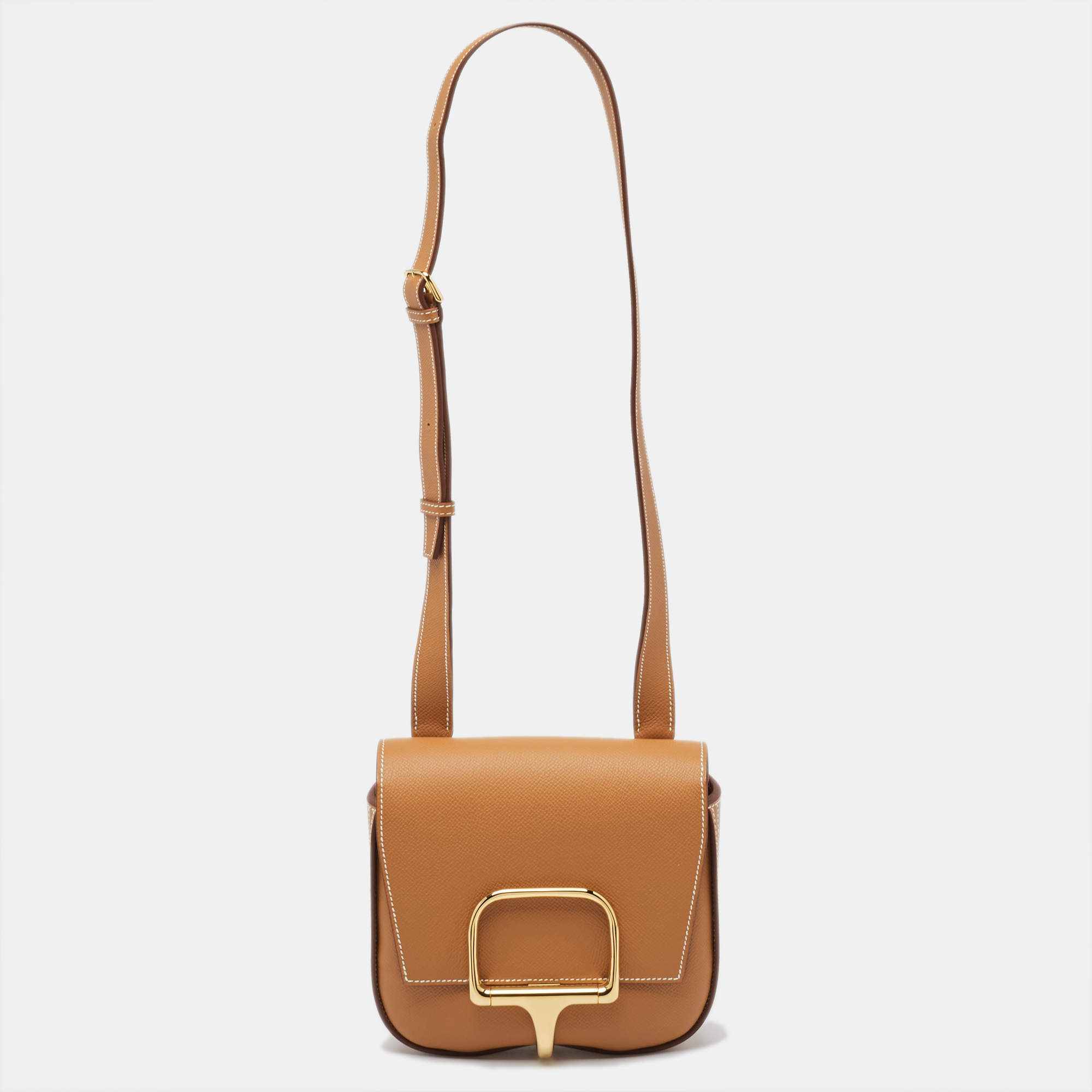 【大人可愛い鮮やかブルー】HERMES★Della Cavalleria mini デラ エルメス ハンドバッグ 《デッラ・カヴァッレリア》 | Hermès