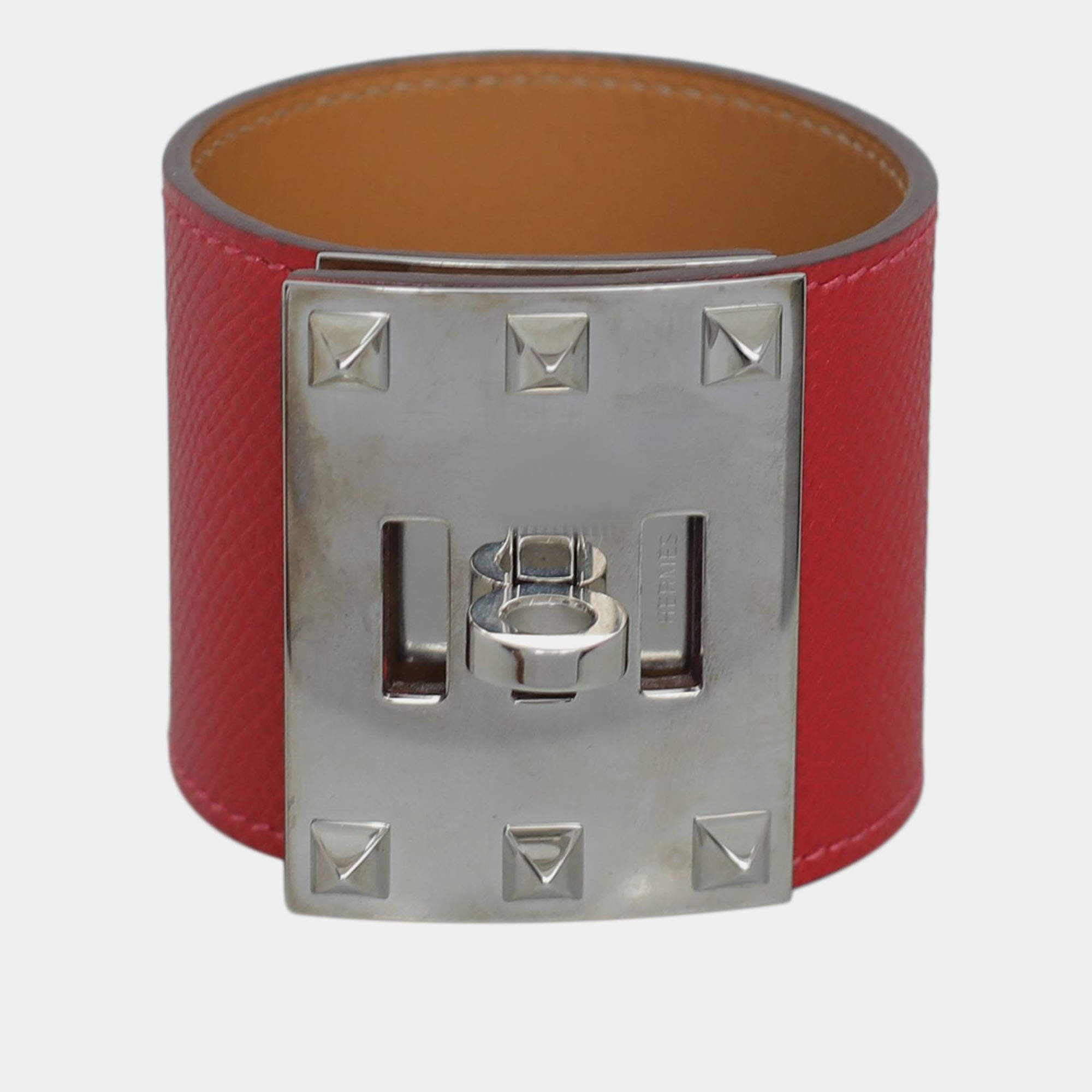 Pre Owned Hermes Kelly Dog Leather Bracelet