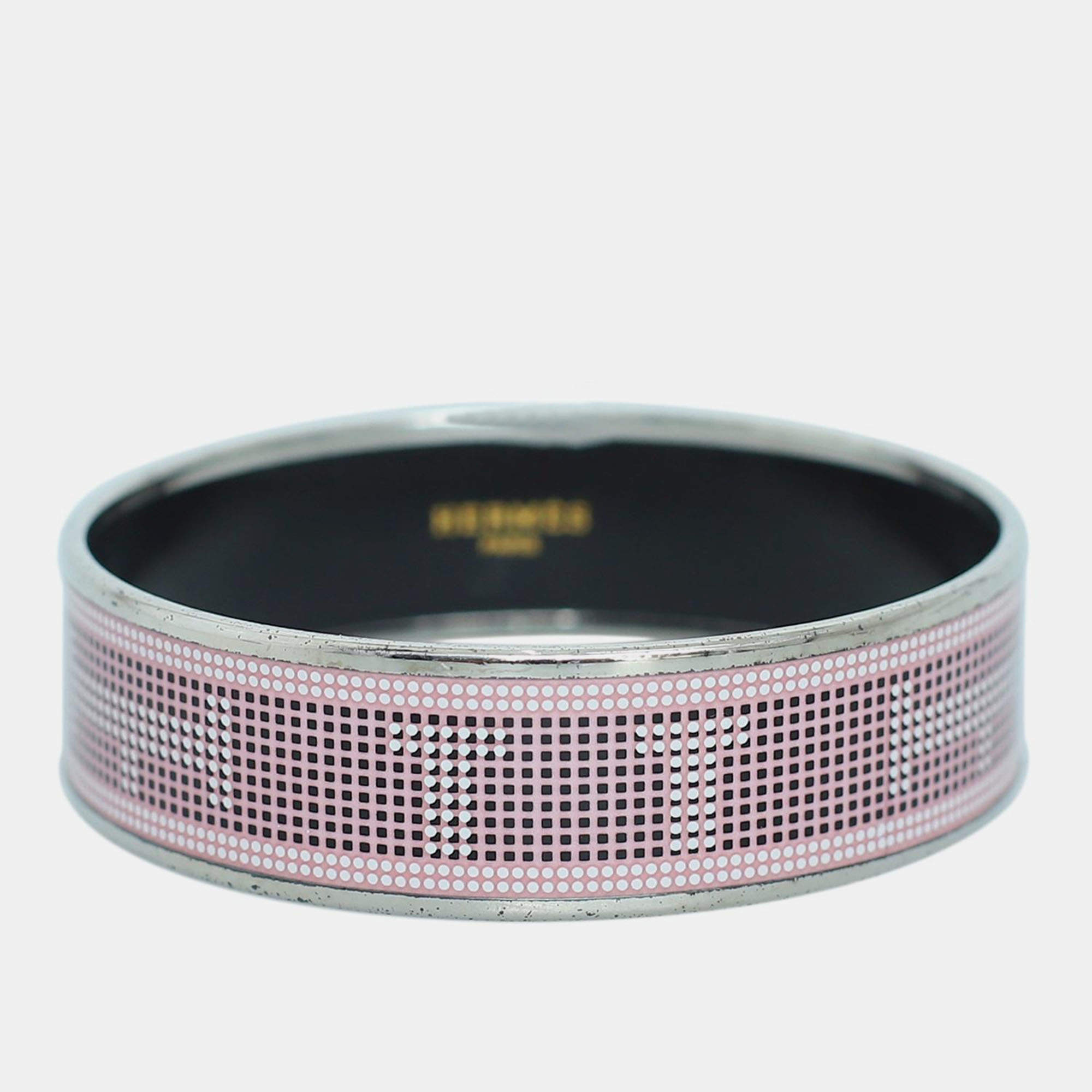 Hermes Enamel Bangle Bracelet